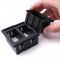 Gietop Gi1420 3x Switch Holder Plastic Clip Housing Arb Carling Black Frame Panel Only