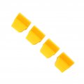4 Pack Yellow Wheel Rim Guard Tyre Changer Clamping Jaw Protector Plastic Inserts Clamp Cover For Tire Changers