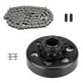 Go Kart Centrifugal Clutch 1 Bore 14 Tooth With 40 41 420 Chain Fit For Engines Straight Shaft 2-8 Hp 212cc Minibike Mini 