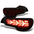 Auto Dynasty 2pcs Led Arrow Sequential Rear Tail Lights Brake Lamps For Toyota 86 Subaru Brz Scion Fr-s 13-21 Driver And 