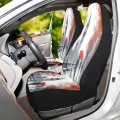 Yettasbin Paris Eiffel Tower Front Car Seat Cover Non-slip Stain Water Resistant Breathable Protector Universal Fits Suv Auto