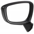 Ocpty Driver Side Mirror Exterior View Fit For 2015 2016 Mazda Cx-5 Black Smooth Heat Power Adjusted Turn Indicator Outside