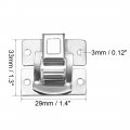 Uxcell Box Latch Small Size Silver Tone Hasp Jewelry Cases Catch W Screws 4 Pcs