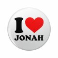 1080 Graphics I Love Jonah Key Chain Double Sided Stainless Steel Keychain 