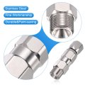 3 8 Sprayer Joint 360 Degrees Rotate Stainless Steel Swivel For Paint Spray Gun Hose Airless Sprayers 2 Pcs