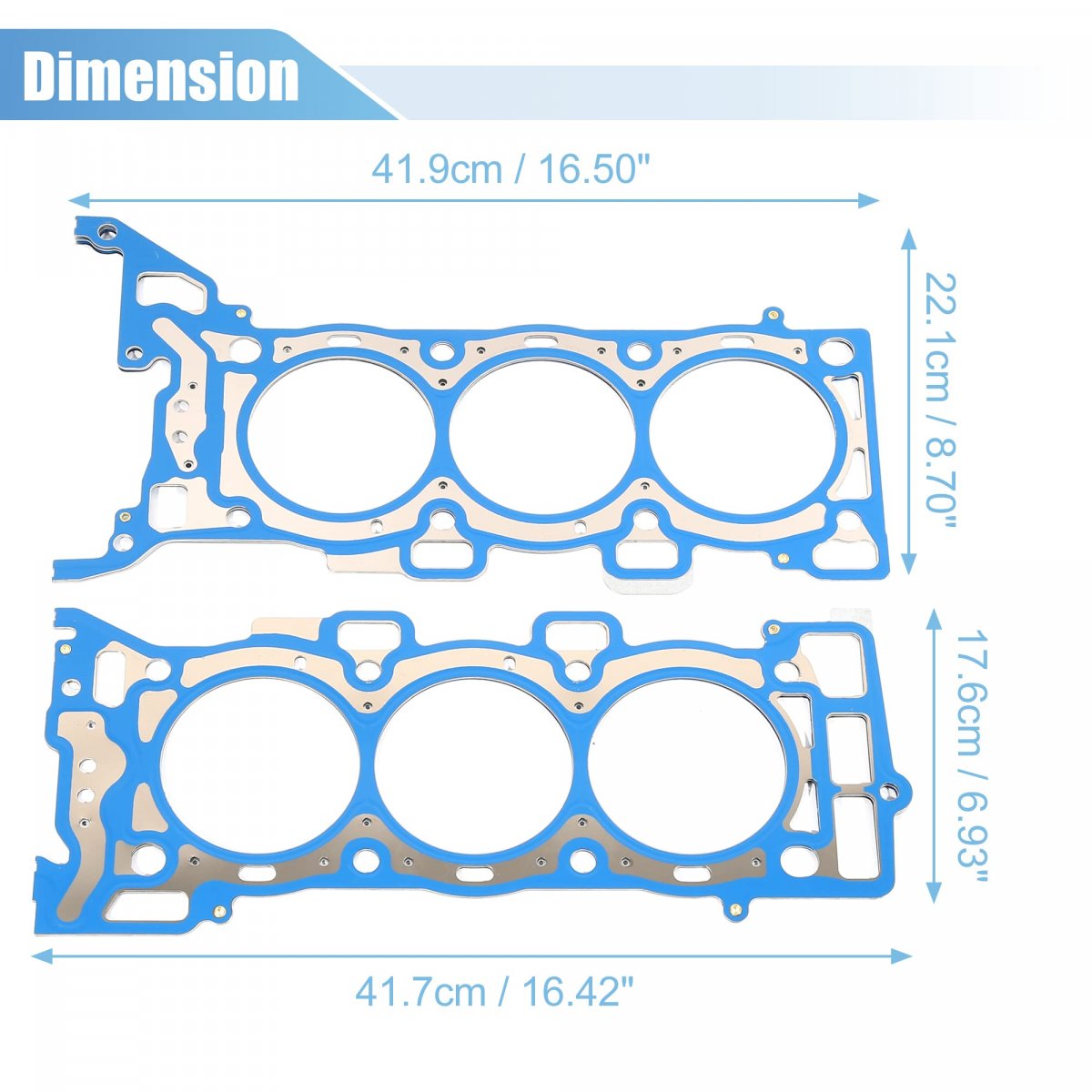 2pcs Engine Cylinder Head Gasket For Chevrolet Traverse Gmc Acadia Buick Enclave 2009-2016 Dg-hg3600r-af Dg-hg3600l-af