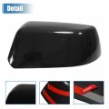 Uxcell 1 Pair Left Right Gloss Black Top Half Mirrora Cover For Chevrolet Suburban 2015-2020 Tahoe Cadillac Escalade Esv