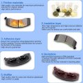 Aintier Automotive Replacement Brake Pads Front Fit Ford For Probe 1993-1997 For Mazda 626 1993-2002 Mx-6 Protege 1999-2003