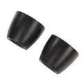 Black 2 In Ramp Door Rubber Bumpers Stop Cone Round Bumper For Cargo Trailer Doors Pack