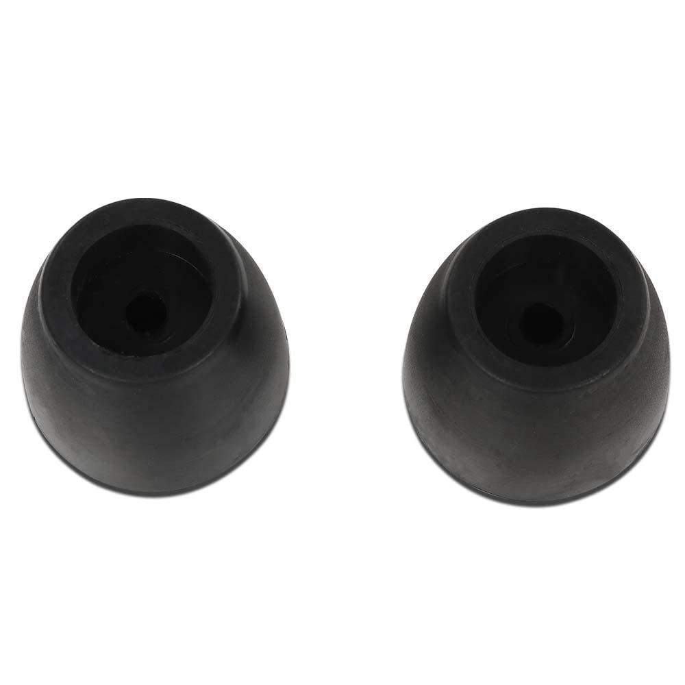 Black 2 In Ramp Door Rubber Bumpers Stop Cone Round Bumper For Cargo Trailer Doors Pack
