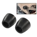 Black 2 In Ramp Door Rubber Bumpers Stop Cone Round Bumper For Cargo Trailer Doors Pack