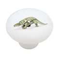 Edmontonia Dinosaur Decorative High Gloss Ceramic Drawer Knob 