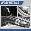 Auto Dynasty Led Projector Headlight Lamp Compatible With Toyota Corolla Sedan Base L Le 2020-2024 Passenger Right Side Black