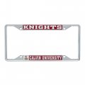 Calvin University Knights Metal License Plate Frame For Front Or Back Of Car Officially Licensed Mascot 