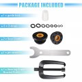 Uxcell 1 Set Front Mount Steering Cylinder Seals With Wrench For Hc5340 Hc5341 Hc5342 Hc5343 Hc5344 Hc5345 Hc5346