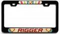 Rigger Career Bl 3d Metal License Plate Frame Auto Suv Truck Tag Holder S75 