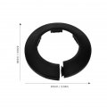 Homsfou 4pcs Toilet Flange Plumbing Cover Plate Shower Pipe Collar Accessory