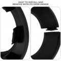 Homsfou 4pcs Toilet Flange Plumbing Cover Plate Shower Pipe Collar Accessory