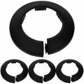 Homsfou 4pcs Toilet Flange Plumbing Cover Plate Shower Pipe Collar Accessory