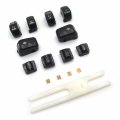 Httmt Mt420-001-bk Black Hand Controls Switch Housing Buttons Caps Cover Compatible With H-d Touring 1996-2013 Flhtcu Flhtk