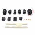 Httmt Mt420-001-bk Black Hand Controls Switch Housing Buttons Caps Cover Compatible With H-d Touring 1996-2013 Flhtcu Flhtk