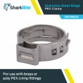 Sharkbite 1 2 Inch Clamp Ring Pack Of 100 Stainless Steel Plumbing Fitting Pex Pipe Pe-rt Uc953cp100