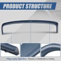 Auto Dynasty Gauge Cluster Instrument Dash Panel Bezel Trim Visor Compatible With Toyota Pickup 89-95 Textured Blue
