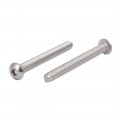 Uxcell M4x40mm 304 Stainless Steel Button Head Hex Socket Cap Screws Bolts 55pcs