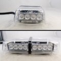 Hqrp 24 Led Red White Strobe Beacon Emergency Warning Flash Light Mini Bar W Magnetic Base Coaster