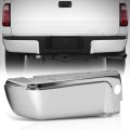 Auto Dynasty Rear Bumper End Cap Replacement Compatible With 2008-2016 Ford F250 F350 F450 Super Duty Non Park Assist Cutouts 