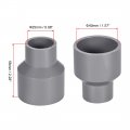 Uxcell Pvc Dwv Reducing Coupling Schedule 40 Gray 25mm X 40mm Socket 10pcs