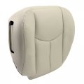 Driver Side Bottom Seat Cover Replacement Leather Light Tan For Chevy Avalanche Tahoe Suburban Gmc Yukon Xl 2003 2004 2005 2006