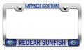 Happiness Is Catching Redear Sunfish Fishing Chrome Metal License Plate Frame Tag Holder Y91 