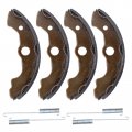 Applianpar Front Brake Shoes For Honda Fourtrax 300 4x4 Rancher 350 400 Foreman 450 Rubicon 500 Rincon 650 1988-2007