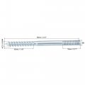 Uxcell M6x18mm Hanger Bolts Double Head Dowel Screw For Wood Furniture 40pcs