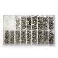 Eyeglass Sunglass Repair Kit Spectacles Stainless Steel Screws With Tweezers Screwdriver Tiny Micro Nuts Assortment For Watch 