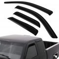 Ocpty Window Visors Fits For 2014-2018 Chevrolet Silverado 1500 Tape-on Rain Guards Side Deflectors 4 Pieces 2pcs Front Doors