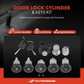 Door Lock Cylinder With Key Set For Ford Transit Connect 2010 2011 2012 2013