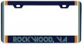 Rockwood Virginia Car Metal License Plate Frame Retro Design 