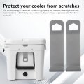 2pcs Cooler Lock Brackets Heavy Duty Stainless Steel Locking Bracket For Tie-down Security Compatible Yeti Rtic Accessories
