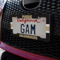 Purdue Boilermakers Stripes License Plate Tag Frame