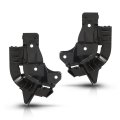 Front Bumper Bracket Pair For Land Rover Range 2010-2012 Lr011467 Lr011577 Black 