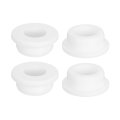 4pcs Rubber Grommets 26mm Drill Hole 17mm Id Top Hat Grommet White Silicone Plug Gasket For Wiring Automotive 