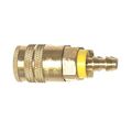 Interstate Pneumatics Ch5b 1 4 Industrial Coupler Easy-lock Brass 