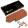Caltric O-ring Orange Drive Chain Compatible With Suzuki Lt250s Lt-250s Quadsport 250s 1989 1990