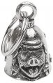 Guardian Bell Pig Good Luck W Keyring Black Velvet Gift Bag Motorcycle Lead-free Pewter 