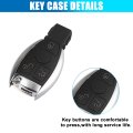 3 Key Buttons Remote Control Car Fob Case Shell Replacement Black For Mercedes Benz C E G R S Gl Sl Slk Bga