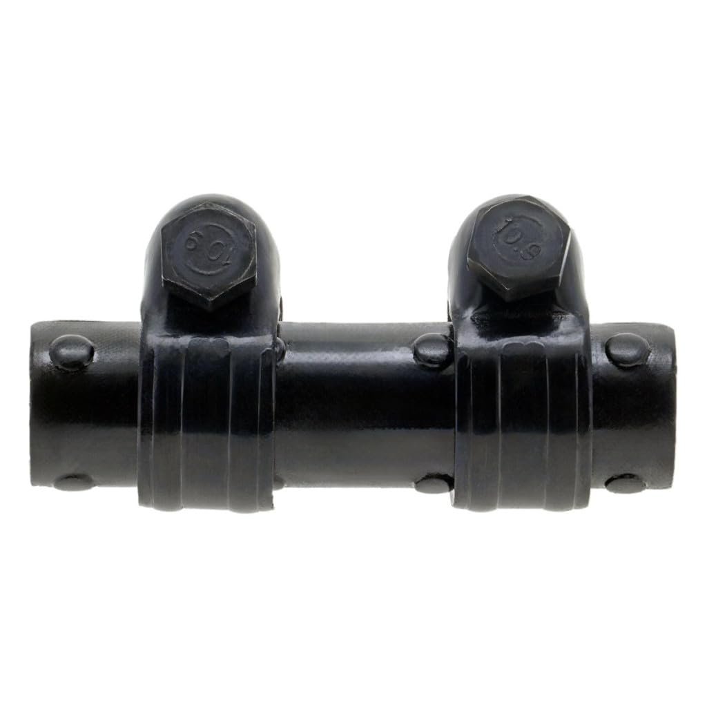 Tie Rod End Adjusting Sleeve For 2008 2025 Ford F-250 Super Duty Steel Black Medium Thread Counterclockwise Left