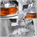 Auto Dynasty Ch2502217 Oe Style Chrome Driver Left Side Headlight Lamp Compatible With Ram Truck 1500 2500 3500 4500 5500 11-17