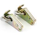 2 Heavy Duty E Track Hook Rings Cargo Van Enclosed Utility Trailer Box Truck 